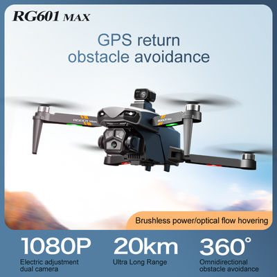 Rg601 Drone met Wifi Fpv 4k 1080p Dual Cameras 360 Laser Obstacle Avoidance en Brushless Motor Control Type afstandsbediening