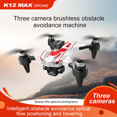2.4G Frequency K12 Max Drone Wifi FPV RC Drones met afstandsbediening Video Quadcopter Toy en Three Pro 4K HD Camera