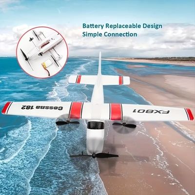 Fx-801 Rc Vliegtuig Epp Foam Glider Vliegtuig Gyro 2.4g 2ch Rtf afstandsbediening Vliegtuig voor WIT STYLE Vliegtuig EPP
