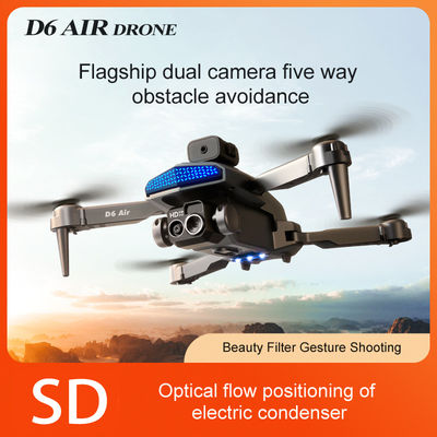 D6 Air Mini Drone Professional 4k HD Camera Quadcopter met opvouwbaar ontwerp Obstakelvermijding en afstandsbediening