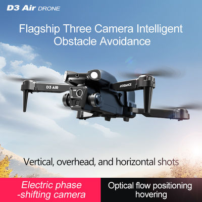 2024 D3 Air Drone LED Light 360 graden Tumbling Headless Mode Optische stroom positionering Opvouwbare RC Drone voor beginners