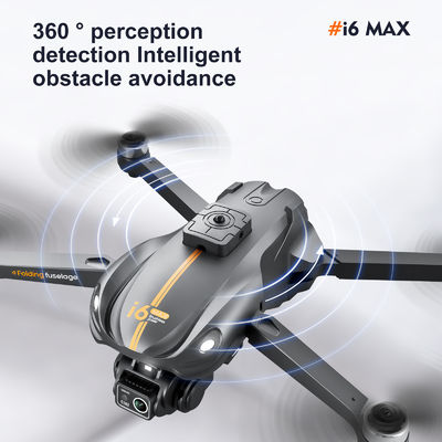 I6 Max Obstakelvermijding Nacht 4k Dual Camera Aerial Fpv Drone Borstelloze motor Windbestendige optische stroom Rc Quadcopter