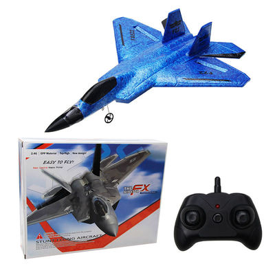 FX622 RC Vliegtuig afstandsbediening Vliegtuig F22 model speelgoed Kleine schuim zweefvliegtuig met lichten Vechter voor upgrade 2,4 GHz Frequentie