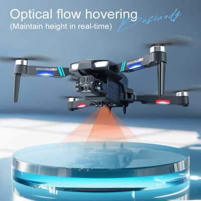 Beginnersdrones Drie-assige stroompositiëring Borstelloze mini vouwbare drone met infrarood obstakelvermijding en 4k-camera