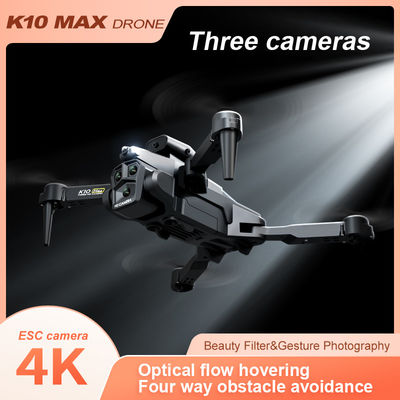 Drone met drievoudige 4k camera Wifi Fpv Camera Stabilisator voor beginners Obstakelvermijding RC Quadcopter 2.4G
