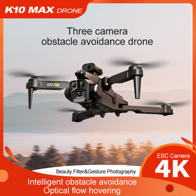 Drone met drievoudige 4k camera Wifi Fpv Camera Stabilisator voor beginners Obstakelvermijding RC Quadcopter 2.4G