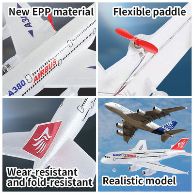 Kenmerken Auto Return 2.4 G Duurzaam Styrofoam Vliegtuig 70g Afstandsbediening Model Speelgoed Helikopter A380 Rc Vliegtuig Vliegtuig 110m Doos