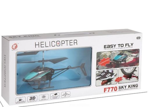 F770 Precision Control Toy Helicopter Stabiele vluchtprestaties en 3D Flip Stunt Capability Single Package Size 44X8.8X18 CM