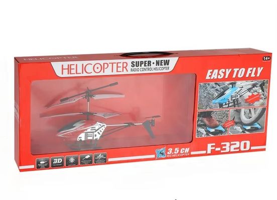 3.5 Kanalen F320 Links-rechts draaiende helikopter Vooruit-achteruit vliegend speelgoed Hoogte vasthouden helikopter met snelle verzendingen