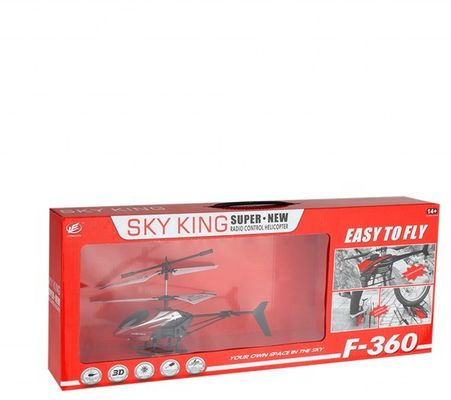 F360 2.4Ghz Anti-Interferentie Helikopter Beginner tot Pro Helikopter Miniatuur Luchtspeelgoed 6*AA Controller Battery
