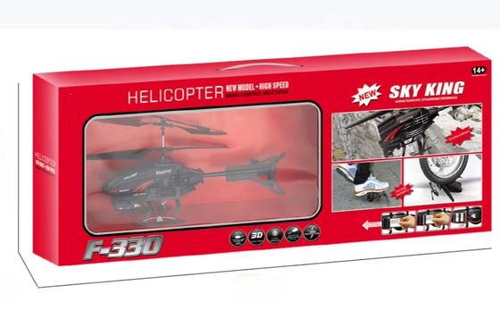 Ervaar de sensatie van vliegen met de F330 Mini Helicopter USB oplaadbare en LED Light-Up
