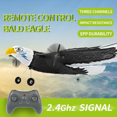 Features RTF 3ch Epp Foam Rc Simulatie vleugelspanning Bald Eagle 2.4g Rc Glider Vliegtuig speelgoed met 14 jaar tot leeftijdsbereik