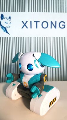 Educatieve robots HUGTEC S024 Speelgoedrobot afstandsbediening Gebaar STEM 3 Kunststofmuziek Lichtfunctie Automatisch voor Unisex