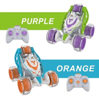 Experts afstandsbediening Stunt Car 360 graden rotatie auto met licht muziek spray speelgoed voor kinderen speeltijd 18 min