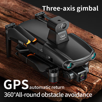 S808 Drone 360 Hindernisvermijding Borstelloos Drie-assig Eis Anti-schudden Ptz 8k Ultra-helder Luchtfoto Gps Rc Vliegtuig