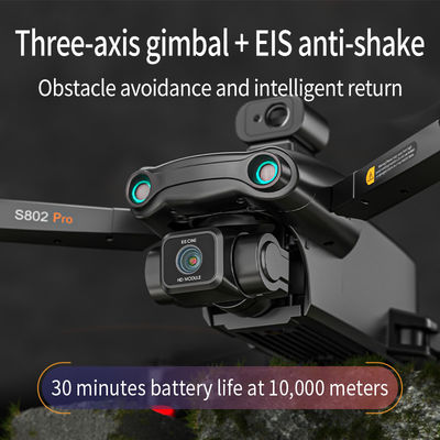 S808 Drone 360 Hindernisvermijding Borstelloos Drie-assig Eis Anti-schudden Ptz 8k Ultra-helder Luchtfoto Gps Rc Vliegtuig