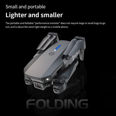 Professionele Draagbare Drone E88 Pro met Dual Camera 4k 8k Wifi Fpv Quadcopter 3.7V 1800mAH Lithiumbatterijcapaciteit