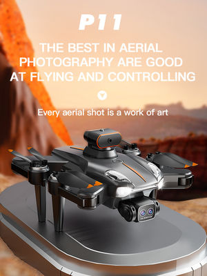 Professionele P11max Wifi Drone 10-20min Maximale vliegtijd Dual 8k HD Camera Obstakelvermijding 60 minuten oplaadtijd