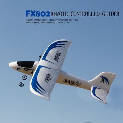 Stroombron Elektrisch 2.4GHz 2CH RC Foam Ultralight Flying Glider Vliegtuig Vliegtuig Model Toy Fx802 Epp Eagle RC Glider