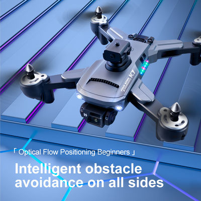 Opvouwbare Mini Beginner Drone voor kinderen met camera Plastic Material 4K Dual Camera Indoor Hover WiFi RC Drone K7 UAV