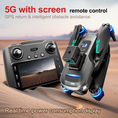 Plastic S159 5g Wifi Fpv Gps Quadcopter Drone 4khd Dual Camera's 25 minuten Uithoudingsvermogen Obstakelvermijding Led Groot scherm Remote Rc Drone