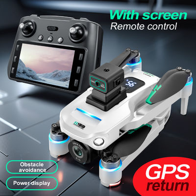 Plastic S159 5g Wifi Fpv Gps Quadcopter Drone 4khd Dual Camera's 25 minuten Uithoudingsvermogen Obstakelvermijding Led Groot scherm Remote Rc Drone