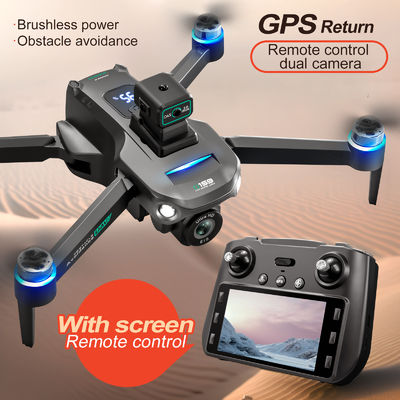 Plastic S159 5g Wifi Fpv Gps Quadcopter Drone 4khd Dual Camera's 25 minuten Uithoudingsvermogen Obstakelvermijding Led Groot scherm Remote Rc Drone