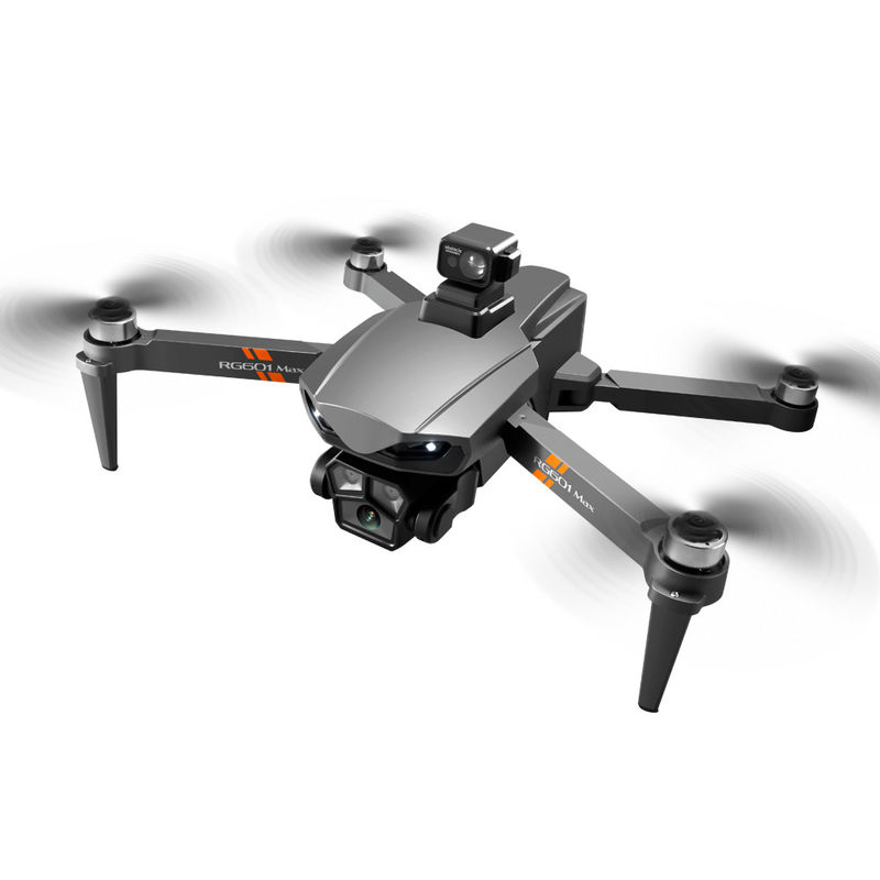 Rg601 Drone met Wifi Fpv 4k 1080p Dual Cameras 360 Laser Obstacle Avoidance en Brushless Motor Control Type afstandsbediening