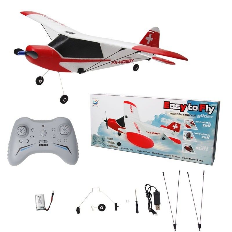 FX9603 2.4GHz 3CH 6-Axis Gyro EPP Foam J3 RC Vliegtuig RTF Vaste vleugel Buiten afstandsbediening Vliegtuig RC zweefvliegtuig Vliegspeelgoed