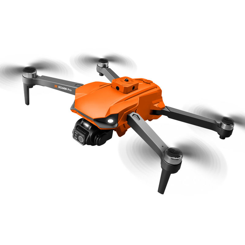 NO Private Mold Rg608 Drone 4k Dual Camera Mini Helicopter Quadcopter Toy Opvouwbaar Rc Drone Headless Mode Mini Drones met obstakelvermijding