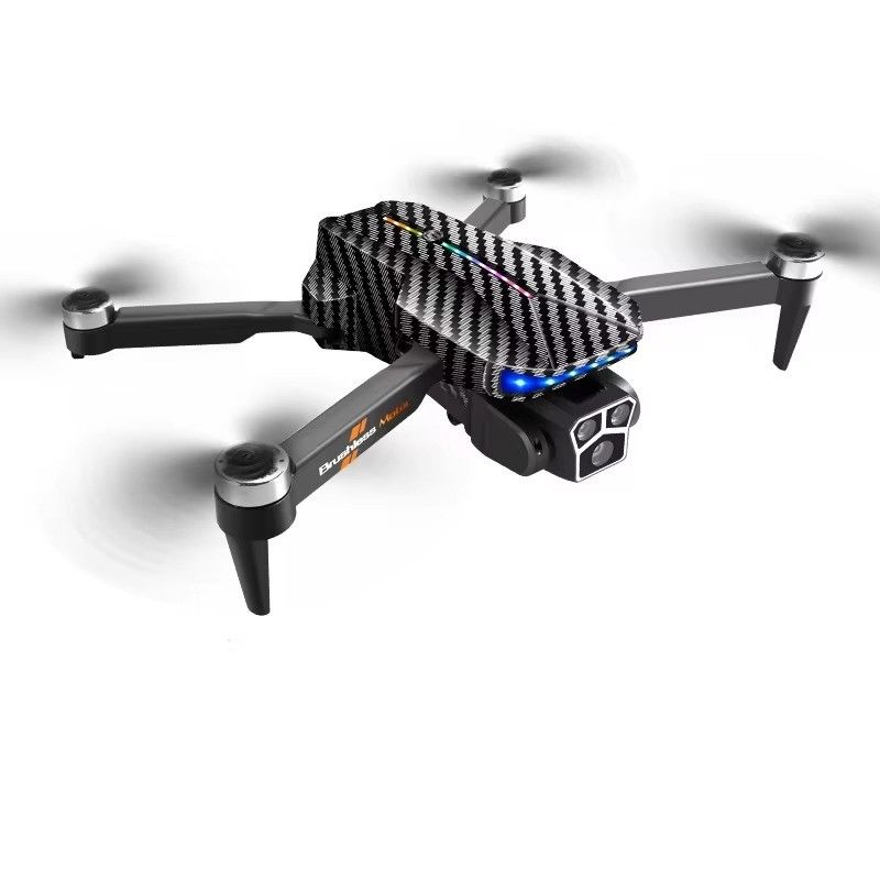 12 minuten vluchttijd Handcontrole Carbon Fiber Zwarte drone met optische stroom hoogtehouder en 4k 360 graden rollende stunt