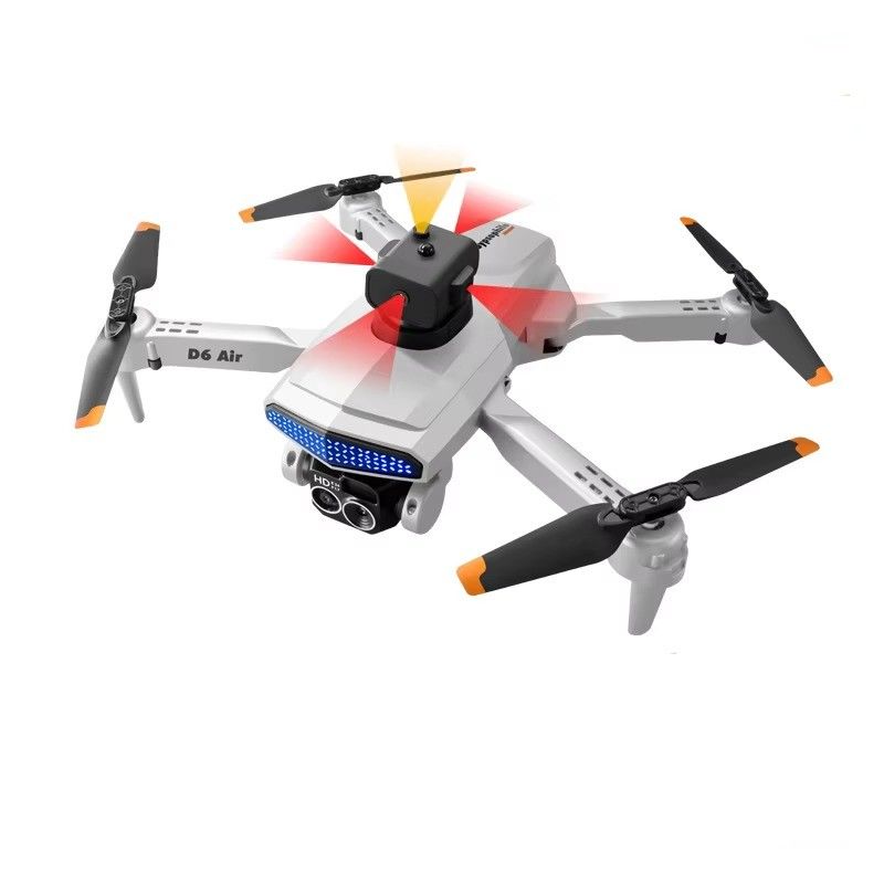 D6 Air Mini Drone Professional 4k HD Camera Quadcopter met opvouwbaar ontwerp Obstakelvermijding en afstandsbediening