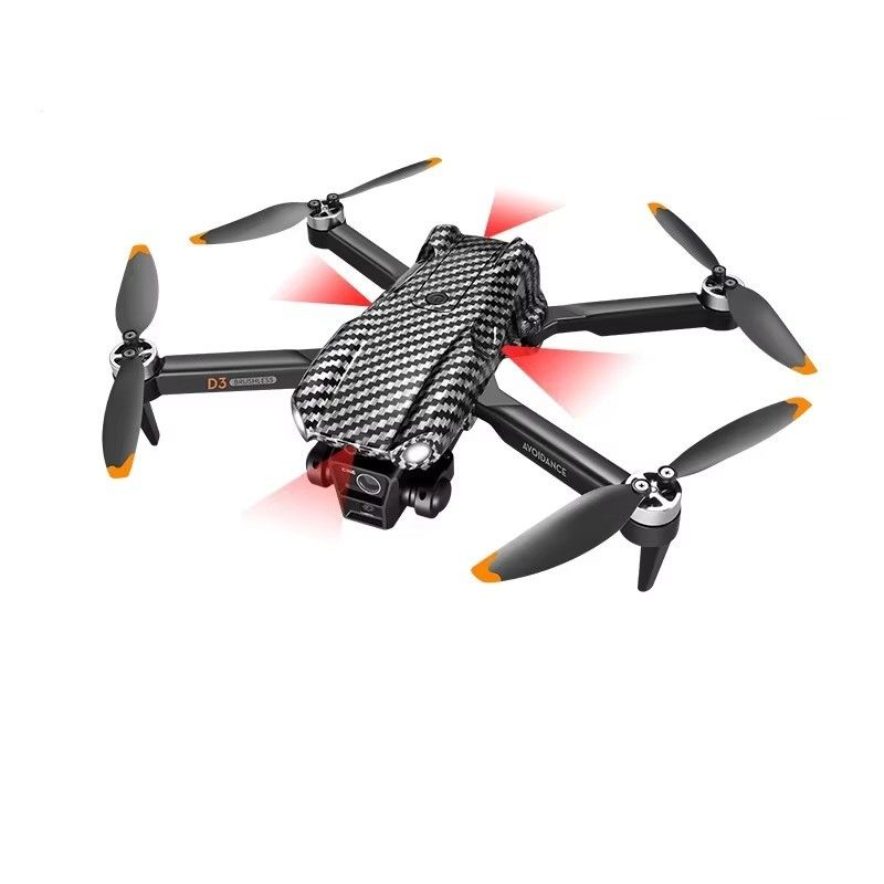 Beginner Operator vaardigheidsniveau Draagbare RC drone met obstakelvermijding en drievoudige camera D3 Pro 4k borstelloze motor