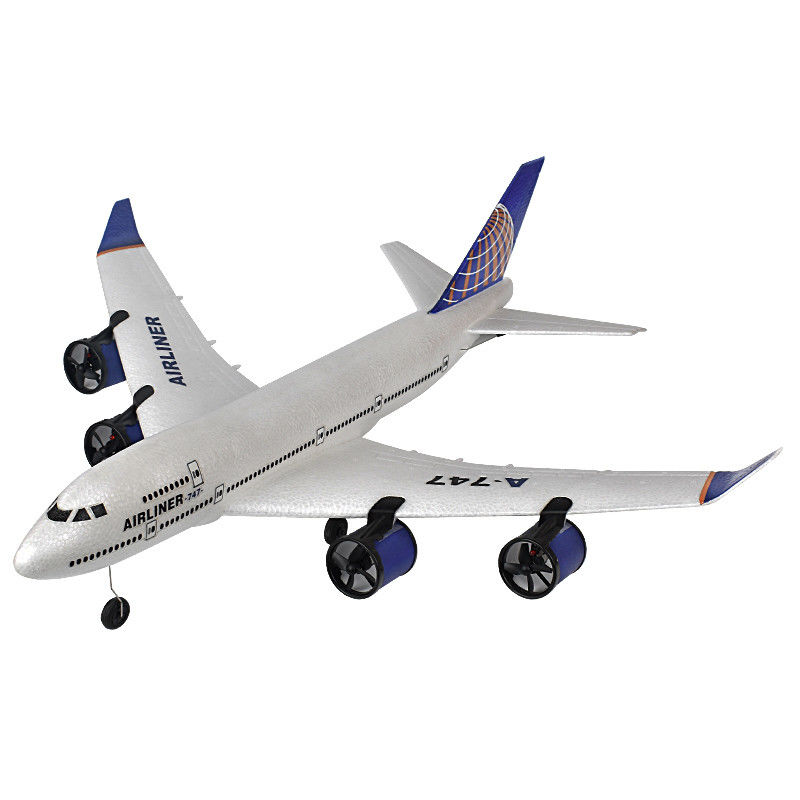 Elektrisch RC-vliegtuig A380 747 Modus Makkelijk te vliegen Stunt Roll 2.4GHz afstandsbediening zweefvliegtuig voor en batterijen inbegrepen