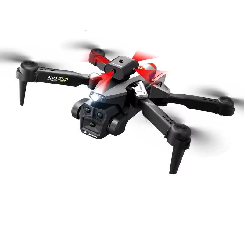 Drone met drievoudige 4k camera Wifi Fpv Camera Stabilisator voor beginners Obstakelvermijding RC Quadcopter 2.4G