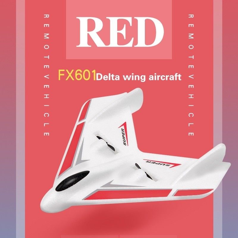 2024 Fx-601 Fx Rc Vliegtuig Jet Vaste vleugel Vliegtuig 2.4g Afstandsbediening Vliegtuig Drone Speelgoed Voor Kinderen Volwassen 1 Controller Battery