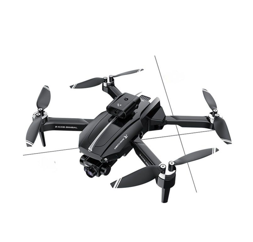 BLACK HUGTEC W21 Drone Aanpasbare camerainstellingen en One-Touch Video Recording voor maximale vliegtijd 10-20min