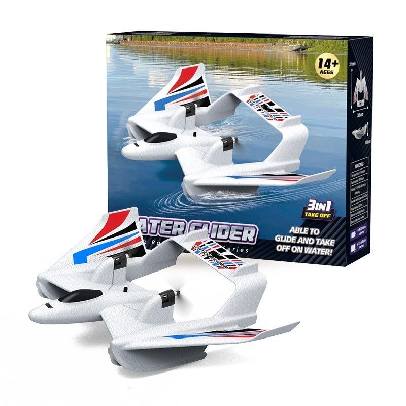 Rc watervliegtuig vliegtuig speelgoed jet vaste vleugel 2.4g afstandsbediening zweefvliegtuig schuimvliegtuig model rc vliegtuig voor 8-13 jaar oud