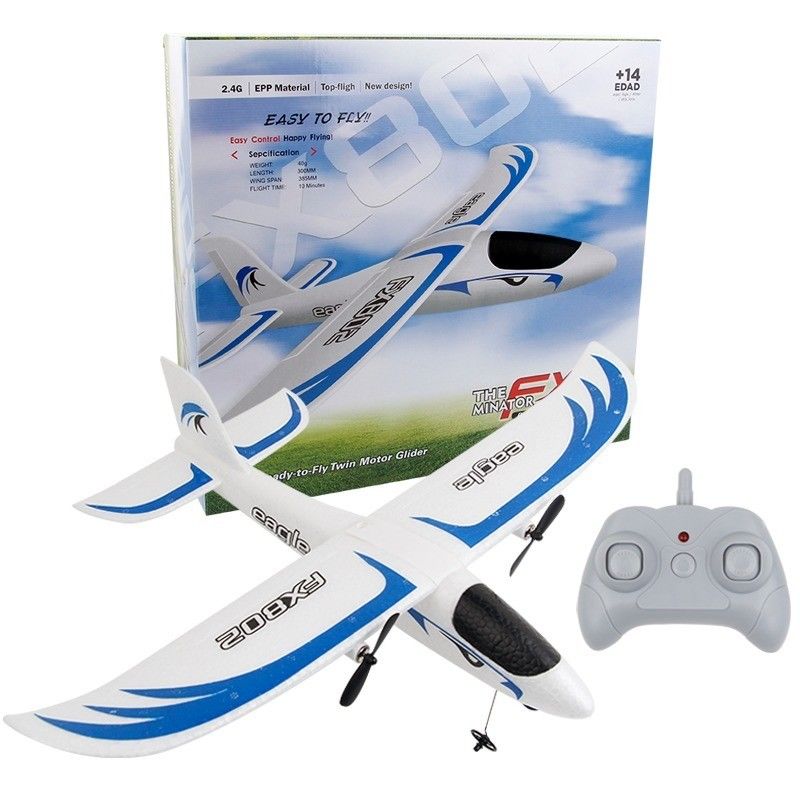 Superglider Fx802 2.4g 2ch Epp Foam Remote Controlled Glider Model Klaar om te gaan voor Intermediate Operator Skill Level