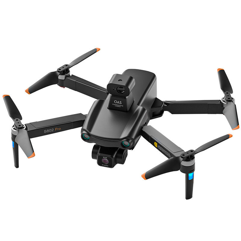 S808 Drone 360 Hindernisvermijding Borstelloos Drie-assig Eis Anti-schudden Ptz 8k Ultra-helder Luchtfoto Gps Rc Vliegtuig