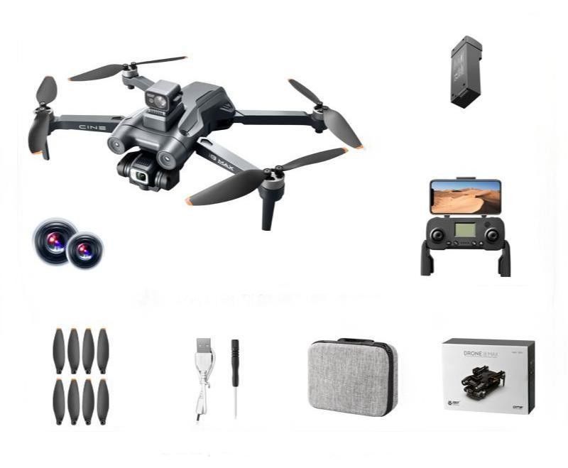I8 Max 360 Laser Obstacle Avoidance Automatic Homing Remote Control Zwarte borstelloze motor Rc drone met 4k HD camera