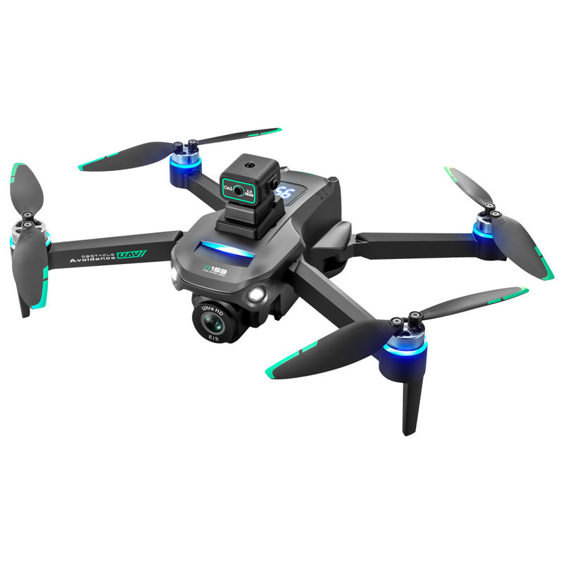 Plastic S159 5g Wifi Fpv Gps Quadcopter Drone 4khd Dual Camera's 25 minuten Uithoudingsvermogen Obstakelvermijding Led Groot scherm Remote Rc Drone