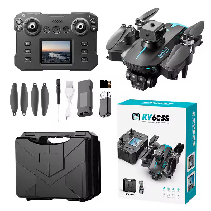 Maximale vluchttijd Style Ky605s Max Drone 4khd Camera Vierzijdige obstakelvermijding Borstelloze motor Batterij Leven Rc Drone